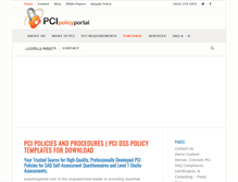 Tablet Screenshot of pcipolicyportal.com